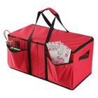 128-Compartment Oxford Christmas Bauble Organiser - Reinforced Lifting System