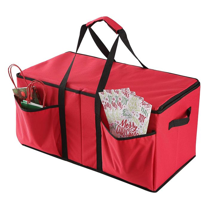 128-Compartment Oxford Christmas Bauble Organiser - Reinforced Lifting System