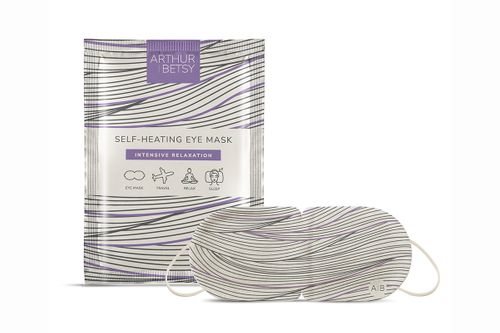 Self-heating eye mask