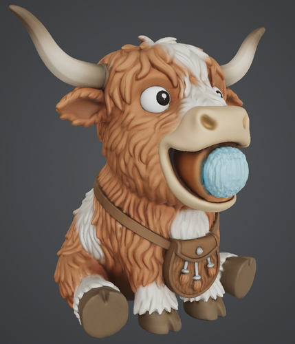 Highland Cow Popper