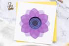 Circle-Cut Flower Cards
