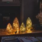 Glass Pinecones