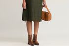Mulberry Silk Embroidered Dress