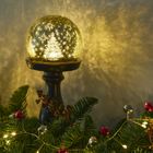 Golden Snow Globes