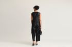 Mulberry Silk Overlap Pintuck Vest and Trouser Set