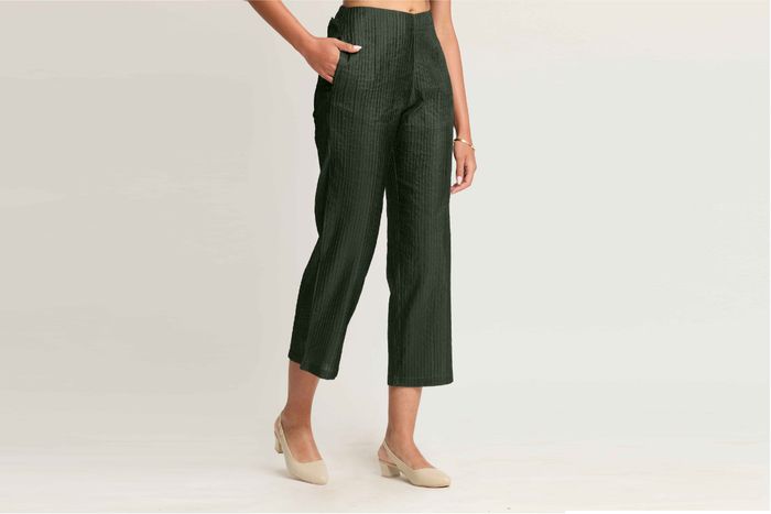 Mulberry Silk Wide Neck Vest and Pant Set