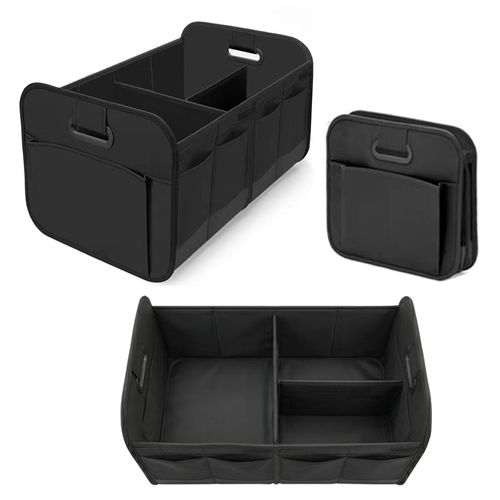 Heavy Duty Car Boot Storage Box – 600D Oxford Fabric, Foldable Trunk Organiser with Reinforced Handles