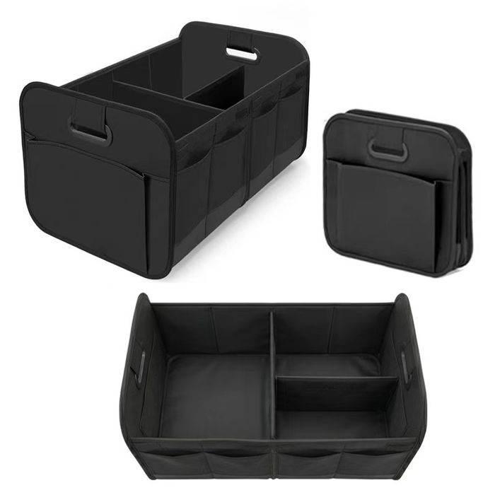 Heavy Duty Car Boot Storage Box – 600D Oxford Fabric, Foldable Trunk Organiser with Reinforced Handles