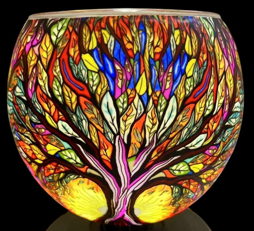 Light Glass Tealight Holders