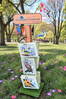 Woodland Creature Tree Stakes