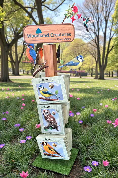 Woodland Creature Tree Stakes