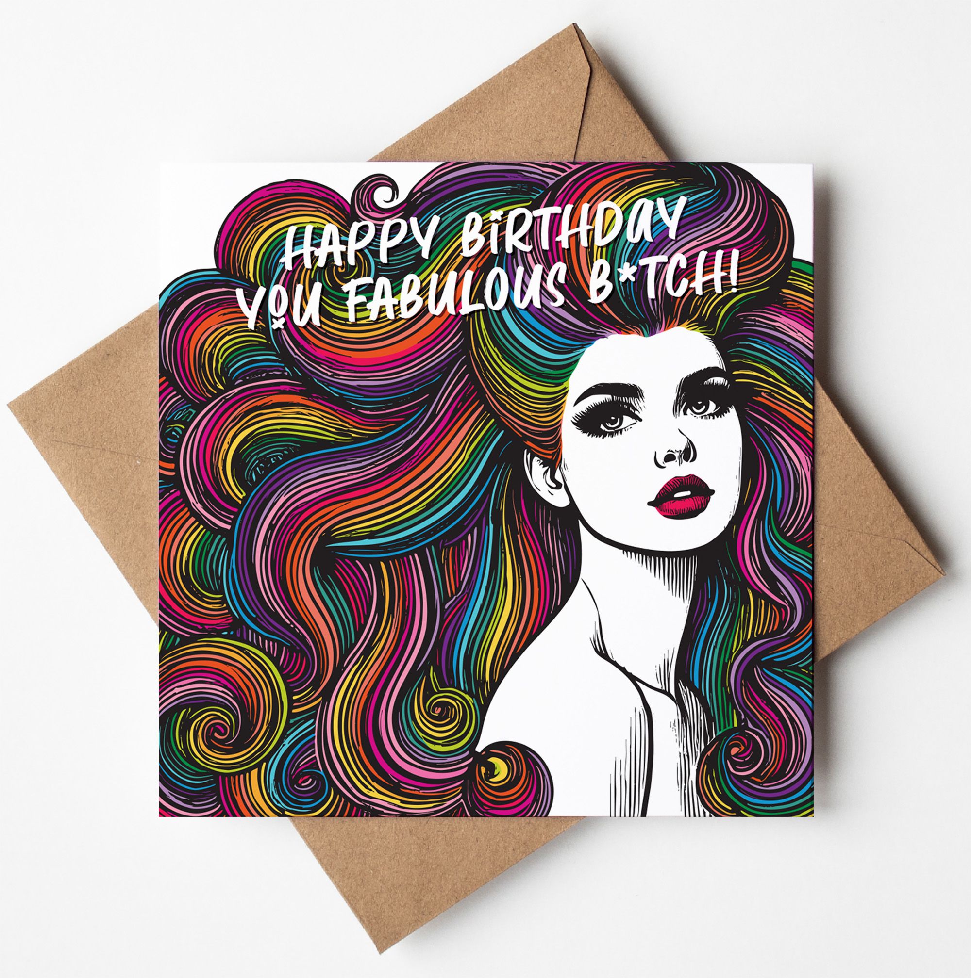 Sweary Card Lady