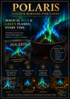 Polaris Colour Burning Powder & Pine Cones