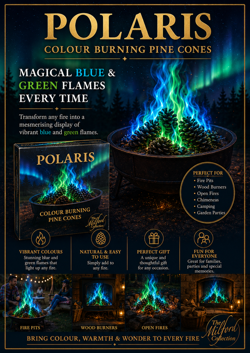 Polaris Colour Burning Powder & Pine Cones