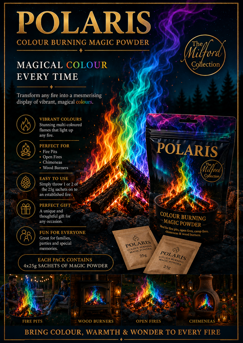 Polaris Colour Burning Powder & Pine Cones