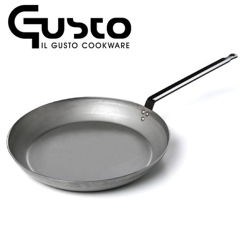 GUSTO® is proud to present our Commercial Grade Heavy duty Steel Fry Pan (2.5mm/3.0mm)Collection