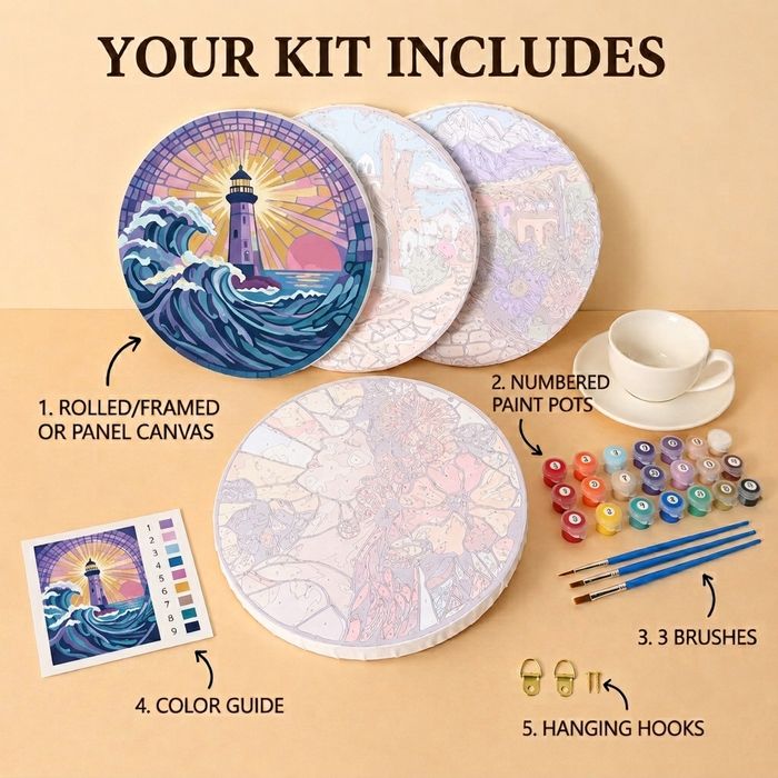 Custom Paint by Numbers Kits