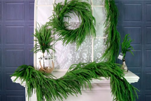 Real Touch Wreaths & Garland