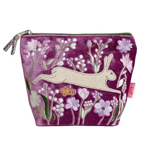 Leaping Hare Cosmetic Pouch