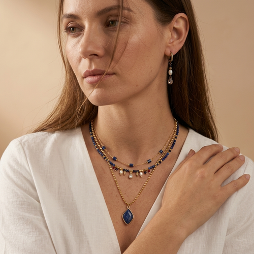 Lapis Lazuli Necklace Set