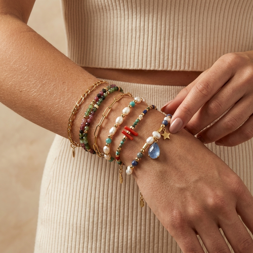 Natural Gemstone Bracelet Collection