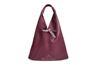 M591G Genuine Leather Hobo Shoulder Bag with Coin Pouch