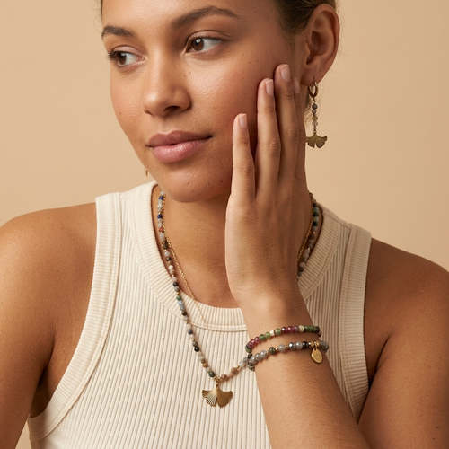 Mixed Agate & Tourmaline Jewellery Set