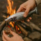 Great Plains Stainless Steel Fish Hip Flask