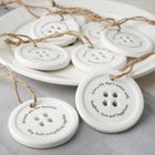 Send With Love Assorted Button Hangers in Dish