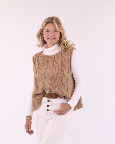 Alpaca Blend Cable Tank Top