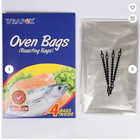 Oven Roasting Bags with Cable Ties | No‑Splatter High Heat Resistant Cooking Bags for Meat Fish Poultry