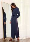 Shirt Self Tie Detail Jumpsuit