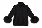 WF2895 - faux fur cuff knit