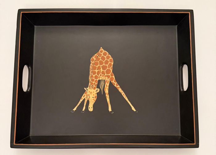 Wooden Handpainted Tray