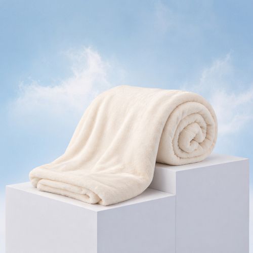 CloudTopper™  Luxury Blanket - Cream Ivory