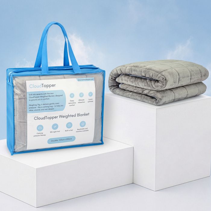 CloudTopper™  Weighted Blanket - Space Grey