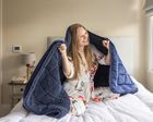 CloudTopper™  Weighted Blanket - Deep Blue