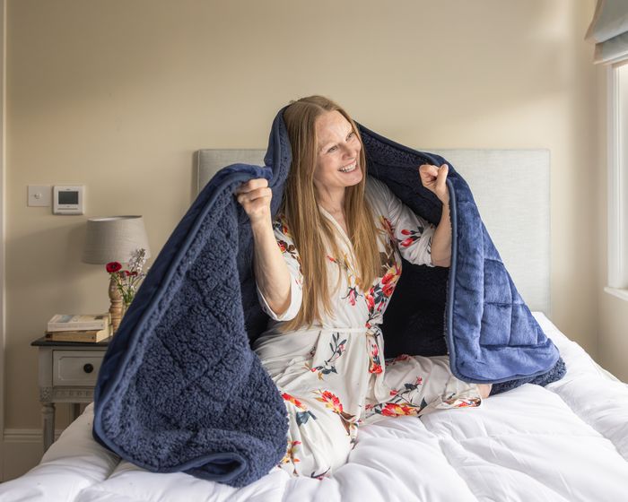CloudTopper™  Weighted Blanket - Deep Blue