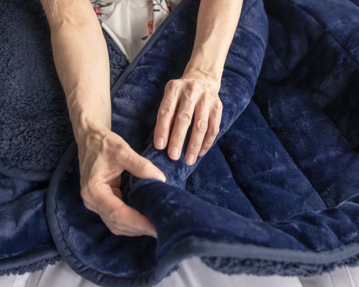 CloudTopper™  Weighted Blanket - Deep Blue