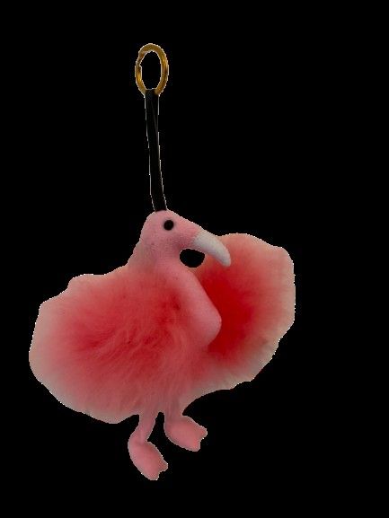 Alpaca fleece keyring
