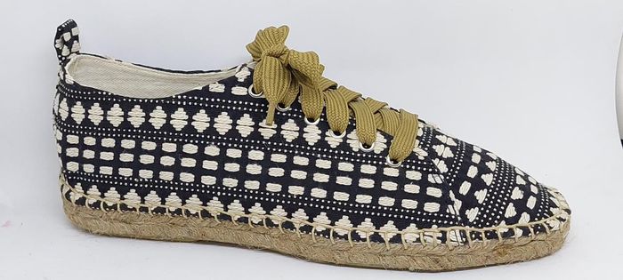 JACQUARD FABRICS LACE ESPADRILLES