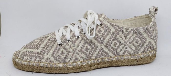 JACQUARD FABRICS LACE ESPADRILLES