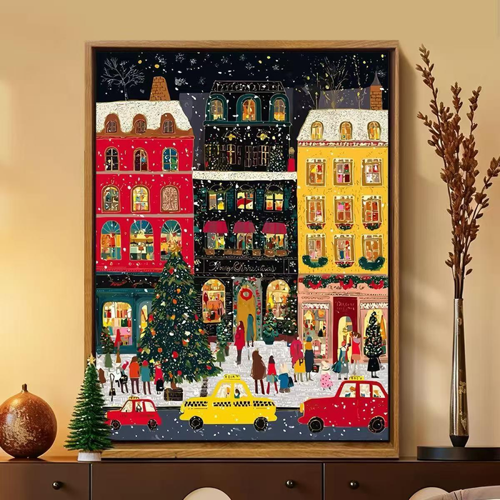 Christmas Wall Art Collection – Holiday Decorative Paintings