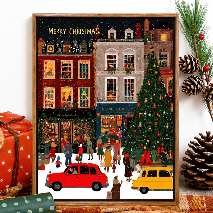Christmas Wall Art Collection – Holiday Decorative Paintings