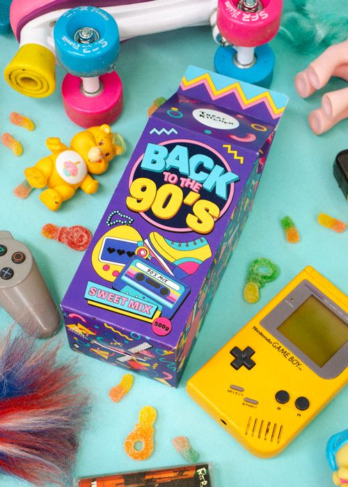 Back to the 80s, 90s and 00s Sweets Gift Boxes