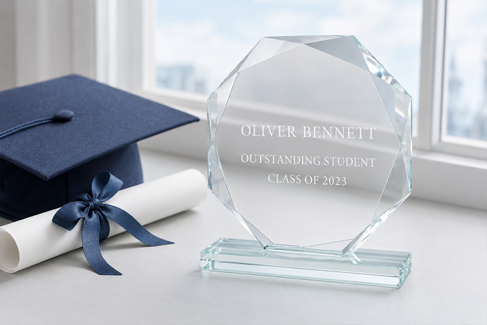 Personalised Custom Crystal Trophies