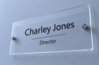 Custom Acrylic Sign Door