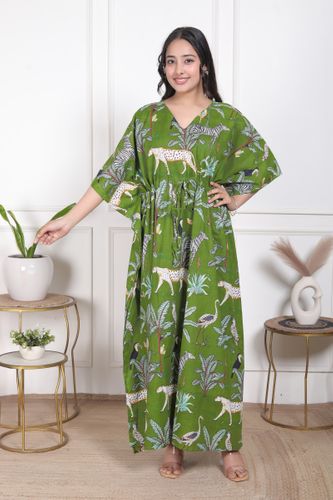 Printed Kaftan Long
