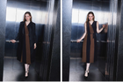 Silk Wrap-Style Panelled Dress