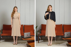 Silk Panel Dress & Linen Cape Set